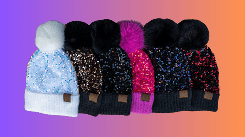 Sequin Beanie