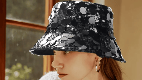 Sequin Bucket Hat