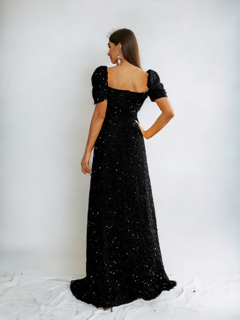 Black Sequin  Dress