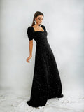 Black Sequin Prom Dress