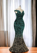 Evening Dress With Sequins