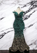 Evening Dress With Sequins