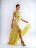 Yellow Sequin Dress