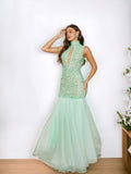 Mint Green Sequin Dress