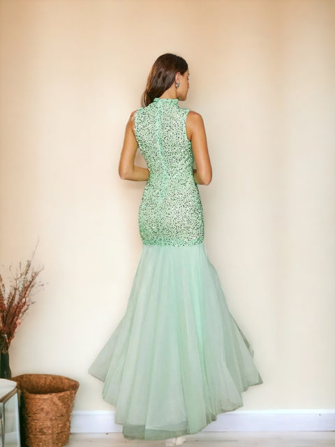 Green Sequin Dress