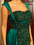 Emerald Green Sequin Dress  