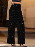 Black Sequin Pants