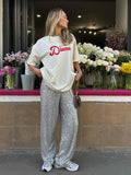 Silver Glitter  Joggers Pants