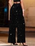 Black Sequin Pants