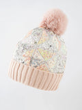 Sequin Beanie White