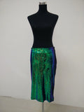 Green Sequin Skirt Women