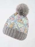 Sequin Beanie Grey