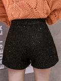 Sequin Short Black Casual