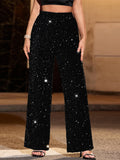 Black Sequin Pants