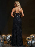 Black Sequin   Dress 