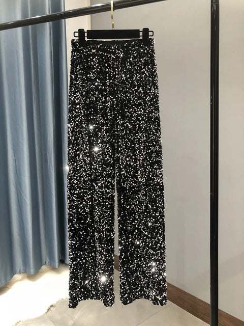 Sequin Pants 