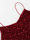 Sequin Red Dress