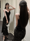 Black Sequin  Dress