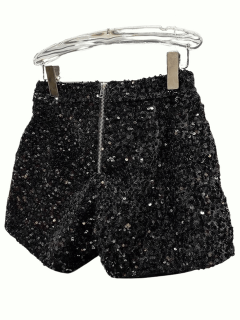 Sequin Shorts black 