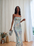 White Sequin Dress 