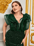 Green Sequin Dress