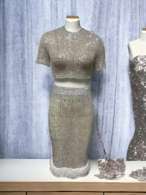 Sequin Two Piece Set 