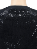 Black Sequin Shirt Dress Expensive