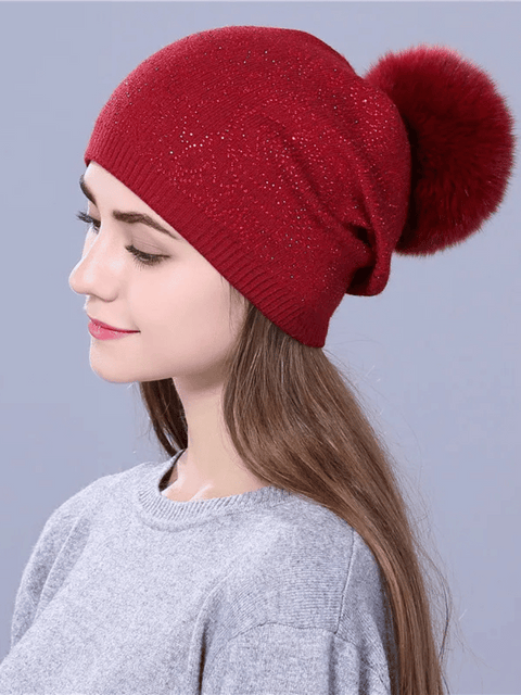 Beanie Hat Rhinestones