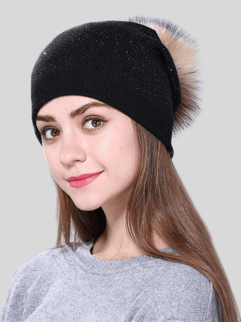 Beanie Hat Rhinestones