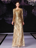 Gold Sequin Dress