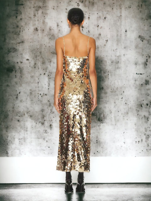 Gold Glitter Dress