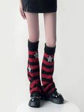 Glitter Striped Socks Knee High