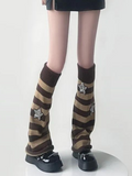 Glitter Striped Socks Knee High