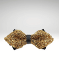 Gold Rhinestone Bow Tie