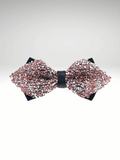 Light_Pink Rhinestone Bow Tie