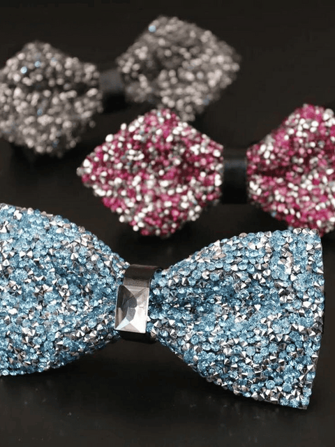 Rhinestone Bow Tie