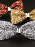 Rhinestone Bow Tie