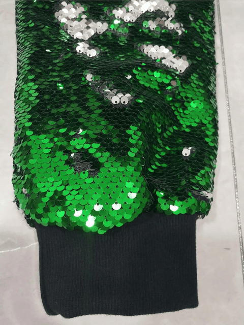 Green Sequin Pants Mens