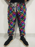 Multicolor Sequin Pants Mens