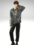 Black Men's Sequin Pant