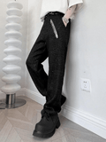 Mens Black Sequin Pants