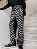 Men's Sequined Plaid Pants