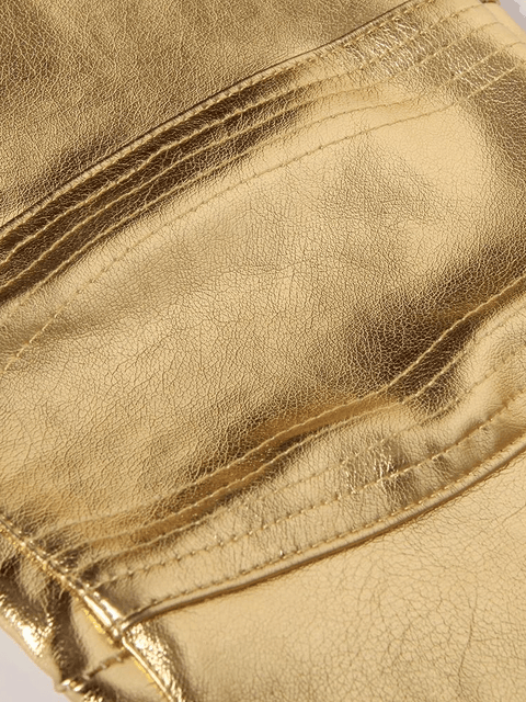 Gold Shiny Pants Mens