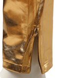 Gold Shiny Pants Mens