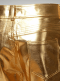 Gold Shiny Pants Mens