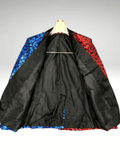 Red_Blue Men's Two Tone Sequin Jacket