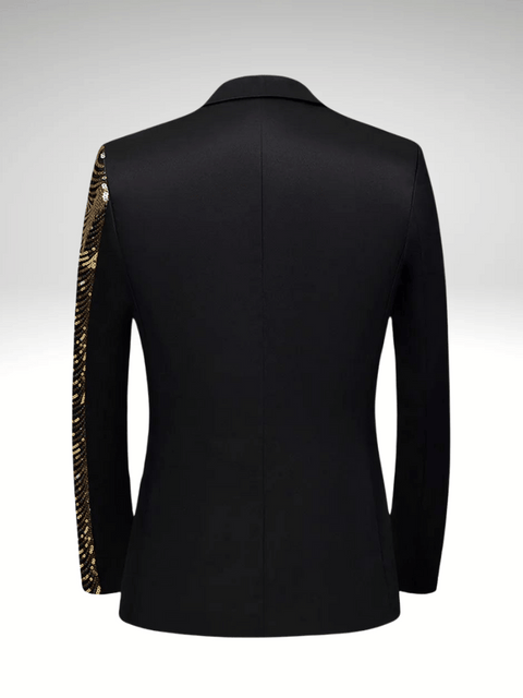 Sequin Suit Jacket Mens Two Tone