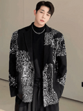 Black Sequin Jacket Mens