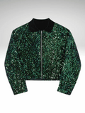 Green Sequin Mens Jacket