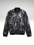 Silver Jacket Bomber Men